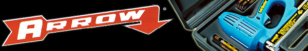 Arrow Electric brad guns, staple guns & Cable Tackers