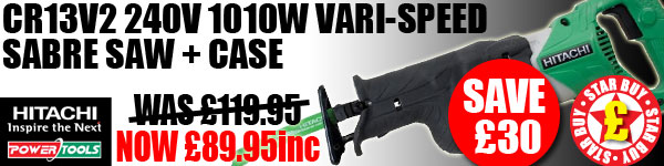 Hitachi CR13V2 Sabre Saw SAVE �30 NOW �89.95inc