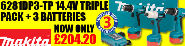 Makita 6281DP3TP Triple Pack Now �199.95
