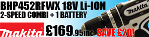 Makita BHP452RFWX
