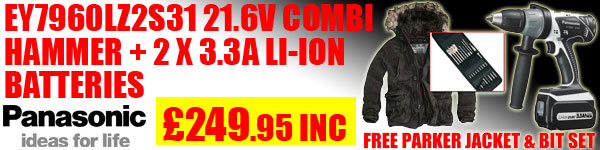 Panasonic EY7960LZ2S31 + Free Jacket �284.95inc