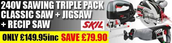 Skil 3 Piece Sawing Kit ONLY �149.95 SAVE �79.90