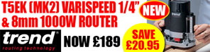 Trend T5 Mk2 NOW �189 SAVE �20.95