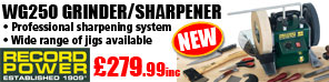 Record Power WG250 Grinder/Sharpener