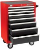 DRAPER EXPERT 8 DRAWER ROLLER TOOL CABINET �429.95 Expert Quality, Eight Drawer Roller Cabinet Manufactured From Sheet Steel With Soft Grip Pull-along Handle. Fitted With Two Fixed And Two Braked Swivelling Castors With Wide Tyres. Drawers Are Fitted 