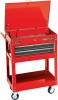 DRAPER EXPERT 2 TIER TOOL TROLLEY WITH TWO DRAWERS �239.95 Expert Quality, Tool Trolley With Two Full Width Lockable Draws On Ball Bearing Runners For Smooth Operation. Hinged Lockable Lid With Gas Struts. Manufactured From Heavy Duty Steel With A Powder Coat
