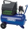 DRAPER 24L 230V OIL-FREE AIR COMPRESSOR �139.95 Features:� 1.1kw (1.5hp) Motor� Power And Portability� Motor Emits No Fumes� Can Be Transported On Its Side� Longer Maintenance Free Life� Pressure Switch, Pressure Regulator And Pressure Gauge� Wheel