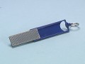 D.M.T   F70C BLUE  MINI SHARP  325G - COARSE �13.44 Dmt Diamond Mini Sharp

The Perfect Pocket Knife Accessory - Effective On The Hardest Stainless Steel Blades, Tools And Sporting Goods.

Handle Folds Easily For Protected Storage.

Coarse.
Blue