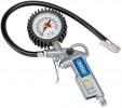 DRAPER PISTOL-GRIP AIR INFLATOR WITH GAUGE �8.99 Pistol-grip With Dial Gauge. Suitable For Use With Motor Vehicles, Cycles, Dinghies, Etc. Clip-on Connector. Gauge Reads 0-12bar And 0-170psi (for Guidance Only). 