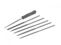 BAHCO  2-470-16-2-0 NEEDLE FILE SET OF 6 16CM CUT 2 �39.99 Sandvik File 2-470 Seriesset Of Six Files In Snapshut Plastic Wallet With Hanging Hole. One Of Each Of The Following :hand, Flat, Half Round, Round, Three Square And Square, With Handle Included.for F