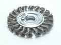 LESSMANN KNOT WHEEL BRUSH D100 X W10 X M14 BORE �15.01 Lessmann Knot Wheel Brushesknot Wheel Brushes For Grinders, Angle Grinders And Stationary Machines, Used In The Preparation And Re-working Of Bolt Fillet And Butt Welds.they Remove Scale, Rust, Paint,