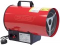 DRAPER 40,900 BTU (12kW) 230V PROPANE MIX SPACE HEATER 19751 �114.95 For Use In Open And Semi-open Environments. High Performance Stainless Steel Burner Assembly With Control Box Rated To Ip44. Thermostat And Thermocouple With Solenoid For Gas Flame Safety. Piezo Push 
