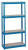 DRAPER STEEL SHELVING UNIT - FOUR SHELVES (L760 x W200 x H1520mm) �38.95 Four Shelf Unit Of Robust Construction Manufactured From Quality Steel. Boltless For Easy Assembly. Each Shelf Can Carry Up To 50kg (evenly Distributed) Giving A Total Of 200kg. Easily Assembled, Inst