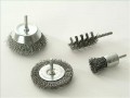 WOLFCRAFT 2133 000 WIRE BRUSH SET �9.99 Wolfcraft 2133 000 Wire Brush Setset Of 4 Wire Brushes Containing 1 Of Each: 75mm Diameter X 10mm Crimped Wire Wheel Brush.28mm Diameter X 60mm X 90mm Long Crimped Spiral Wire Brush.75mm Diameter Crim