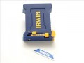 IRWIN BI METAL KNIFE BLADES (50) 10504242 �19.29 Irwin Bi-metal Blue Blades Pack Of 50 10504242unique Bi-metal Virtually Unbreakable Bladesoffer Up To 3x Life Of Standard Carbon Bladesideal For All Cutting Jobs: Reduce Accidents, Fit All Standard Kn
