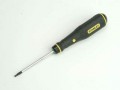 STANLEY DYNAGRIP PRO SCREWDRIVER 150MM X T40 �7.66 Stanley Dynagrip Pro Screwdriver - Tamper Proof Torxindustrial Grade Screwdriver With Soft Grip Textured Surface.tri Lobular Handle Moulded Onto The Bar For Complete Stability.rust Resistant Bar With 