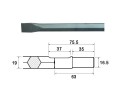 Faithfull Chisel 380mm Ryobi / Bosch Shank �13.78 Faithfull Steels Are  Manufactured In The Uk  To The Very Highest Standards Using Traditional Forging Skills Such As Hammer Work On Chisels And Drop Stamp Forging Of Cutting Blades, Coupled With The L