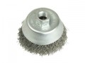 LESSMANN CUP BRUSH D60  X M10/1.5 X 30 WIRE �6.50 Lessmann  Cup Brushes

Cup Brushes Filled With Crimped Wire Ideal For Working On Large Surfaces.
They Can Also Be Used For The Removal Of Rust, Paint, Dirt Or Scale And For Polishing.
A Range Of S