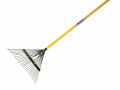 FAITHFULL  FIBREGLASS HANDLE LAWN RAKE 18IN �16.79 Faithfull Lawn Rake - Fibreglass Shaft

Ideal For Removing Leaves And Garden Debris From Lawns.  

This Lawn Rake Has 16 Flexible Round Steel Tines Attached To Fibreglass Handle , Lightweight With