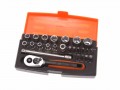 Bahco Sl25 Socket Set 25pc 1/4in Dr �29.99 Bahco Sl25 Socket Set 25pc 1/4in Dr
&nbsp;
Socket Set 1/4\" Drive , Dynamic-drive-profile�din 3120 /iso 1174.finish: Matt Chrome-plated.material: Chrome Vanadium. Case: High Density Polythene (hdpe)