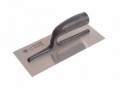 FAITHFULL 816P PLASTERING TROWEL - PLASTIC HANDLE �13.40 Faithfull Plastering Trowel

A Special Steel Blade Is Welded Onto A Special Plastic Backing And Banana Shaped Handle.

A Hard Wearing Economical Trowel.

Size. 11 X 4.3/4in.