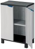 DRAPER SINGLE SHELF PLASTIC UTILITY CABINET �69.95 Freestanding Cabinet, Ideal For Use Around The Home, Office, Garage Or Small Workshop. Robust Plastic Construction; Supplied In Flat Pack Form With Comprehensive Self Assembly Instructions. Maximum Ca