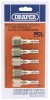 DRAPER 1/4\" FEMALE THREAD PCL COUPLING SCREW ADAPTOR PACK OF 5 �4.99 Screw Adaptor, Female Thread 1/4\" Parallel. Display Packed Five Adaptors Per Card.