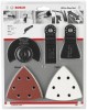 Bosch 5-piece universal set ACZ 85 EB (1x); AIZ 28 EB (1x); ATZ 52 SFC (1x); Red Wood-top Schleifblatt (10x); White Pain �44.95 5-piece Universal Setbasic Applications Combined In One Set (sawing, Sanding And Scraping)suitable For Wood And Metal Set Contents: Acz 85 Eb (1x)aiz 28 Eb (1x)atz 52 Sfc (1x)red Wood-top Sanding Shee