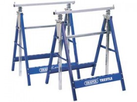 DRAPER PAIR (2) OF TELESCOPIC SAW HORSES OR BUILDERS TRESTLES