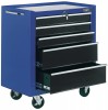 DRAPER 5 DRAWER ROLLER CABINET �199.95 Five Drawer Roller Cabinet Manufactured From Sheet Steel With Powder Coated Finish. Fitted With Two Fixed And Two Braked Swivelling Castors. Drawers Are Fitted With Anti Slip Mats And Ball Bearing Run