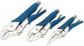 DRAPER EXPERT 3PCE SOFT GRIP SELF GRIP PLIERS SET �17.95 Three Piece Set With Jaws Manufactured From Chrome Vanadium Steel Hardened And Tempered. Serrated Gripping Surfaces And Adjustable Opening With Quick Release Lever. Display Packed.contents:�&nbsp;&nbs