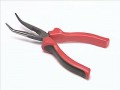 FAI/FULL 36/200 BENT LONG NOSE PLIER 8IN �20.94 Faithfull Bent Long Nose Plier

Bent Nose Plier.

Long Half Round Section Gripping Jaws For Forming Loops With Wire Or Thin Strips Of Metal.

Hardened Cutting Edges.

Length. 200mm. (8in). Sle