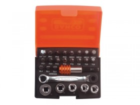 Bahco 2058/S26 Ratchet Socket Bit Set 26-Piece