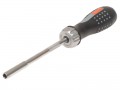 Bahco 808050 Ratchet Screwdriver + 6 Bits �19.95 &nbsp;bahco 808050 Ratchet Screwdriver + 6 Bits 
Ratchet Bit Screwdriver.

Magnetic Bit Holder Blade With 1/4in Bit Holder And Inserted Magnetic Function To Hold The Bits. 
Ratchet Function, Left 