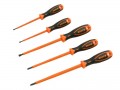 Bahco 820 VDE Screwdriver Set 5pc �17.95 
Bahco 820 Vde Screwdriver Set 5pc
&nbsp;
Features:
&nbsp;
5 Piece Set Of Insulated Screwdrivers For Pozidriv� Pz Head Screws And Slotted Head Screws, For Work On Live Equipment Up To 1000 Volts