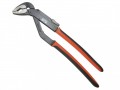 Bahco 8226 Slip Joint Plier 400mm £39.95 Ergonomically Designed Slip Joint Plier, Designed For Increased Power, Comfort And Ease-in-use. Orange Plastic Coated Handles For Maximum Grip And Comfort.
Parallel Specially Hardened Jaws, With Both