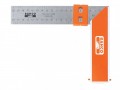 Bahco 9048-200 Aluminium Block & Steel try Square 200mm �13.38 Square With Traditional Shape With 90 And 45 Degree Angle Guides.balance Pin Ensures A Stable Square When Positioned On The Edge Of  A Work Piece And Does Not Drop.removable Indicator On Blade Makes I
