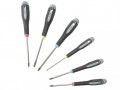 Bahco BE-9886 ERGO Screwdriver Set 6 Piece SL/PH/PZ £23.99 Bahco Be-9886 Ergo™ Screwdriver Set 6 Piece With Ergonomically Developed 3-component Handle Of Polypropylene And Thermoplastic Elastomere. Permanent Colour Codes At Both Ends Of The Handle As A