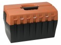 Bahco Toolbox with Built In Organiser Tote 26 x 26 x 44cm £14.99 The Bahco Ptb1011440 Toolbox Is Made From Quality Composite Virgin Polypropylene (pp Plus). This Material Is Impact Resistant With Effective Shock Absorption And Gives A Higher Resistance To Low Tempe