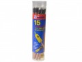 C H Hanson Round Finish Pencils Tube of 15 + Pro-Sharp Sharpener �4.50 A 16 Piece Set, Consisting Of 15 Round Pencils With A Pro-sharp Sharpener In A Tube Pack.