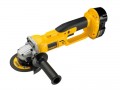 DeWalt DC411KA Cordless Finishing Grinder 18 Volt 2 x NiCd 2.4Ah Batteries �259.95 Powerful Dewalt Fan Cooled Motor Delivers Maximum Power And Durability6,500 Rpm Provides High Power For Cutting And Grinding Applicationskeyless Guard For Enhanced Application Versatilityconvenient Tr