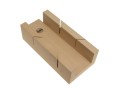 EMIR 25 MITRE BOX 225MM £18.90 Selected Beechwood Sides And Base Solidly Glued Together With 45° Slits To Guide The Saw. Extended Base One End To Support Square Cutting.length: 225mm (9in).capacity: 70mm X 45mm (2.3/4in X 1.3/4