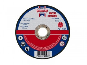 FAITHFULL  CUT OFF WHEEL 100X3.2X16 METAL FOR 5