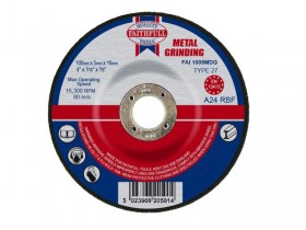 FAITHFULL  DEP CENTRE GRIND DISC 100X5X16 METAL (25)