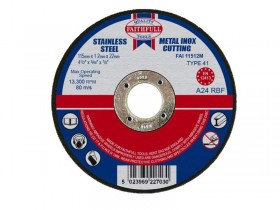 Faithfull Cut Off Disc for Metal 115 x 1.2 x 22mm FOR 5