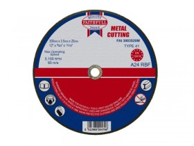 FAITHFULL  CUT OFF WHEEL 300X3.5X20 METAL FOR 5