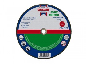 FAITHFULL  CUT OFF WHEEL 300X3.5X20 STONE FOR 25