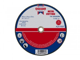 FAITHFULL CUT OFF WHEEL 350X2.8X25 METAL