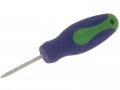 Faithfull Bradawl Soft Grip Handle Sq Shank �2.85 Bradawl For Making Pilot Holes For Screws In Wood. Featuring A Tapered Square Blade For Faster Penetration Without Splitting The Wood And Fitted With A Full Size Comfortable Soft-grip Handle For Easy 