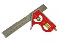 Faithfull Combination Square 150mm/6 in �3.63 These Combination Squares Feature Engraved Stainless Steel Rulers With Strong Metal Sliding Bodies The Handle Features A Scriber And A Spirit Level.at Least 10 Different Uses Including:-300mm Measure 